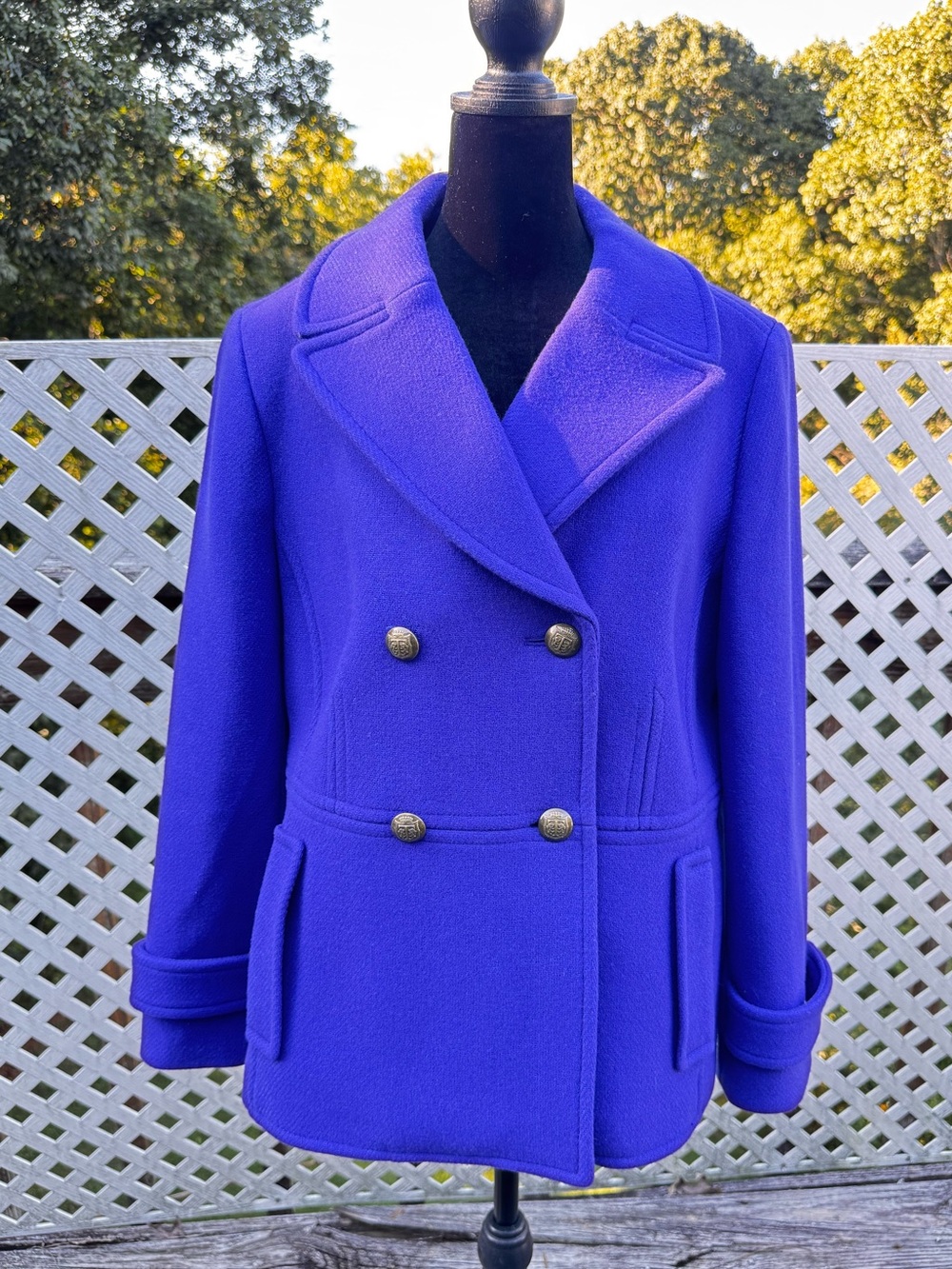 Talbots Wool Blend Peacoat